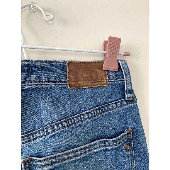 Madewell The High-Rise Slim Boyjean Distressed Step Hem Jeans Size 24 - Picture 5 of 8